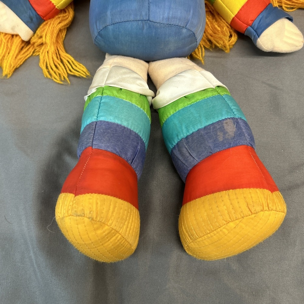 Vintage 1983 Mattel Original Huge 18" Big RAINBOW BRITE Plush Doll Hallmark Rare - Picture 16 of 16
